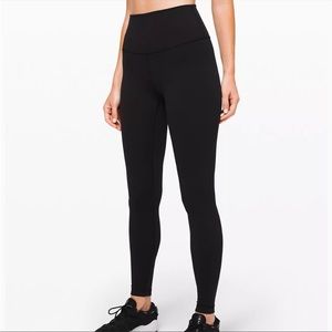 Lululemon High-rise Black Wunder Under Leggings